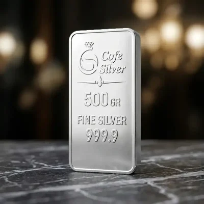 شمش نقره 500 گرمی