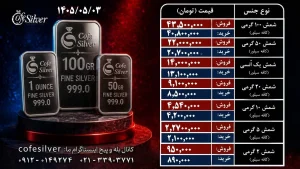 آرشیو قیمت نقره