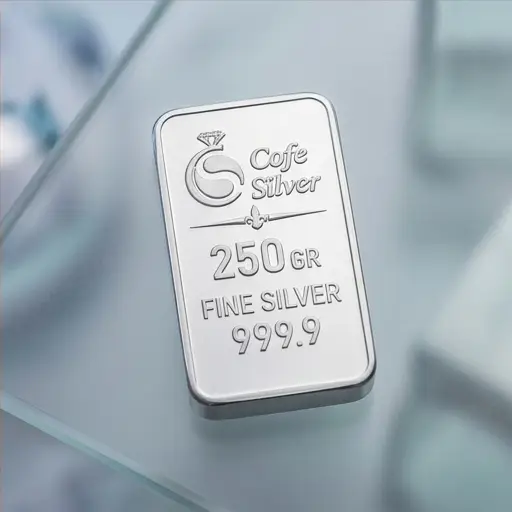 شمش نقره 250 گرمی